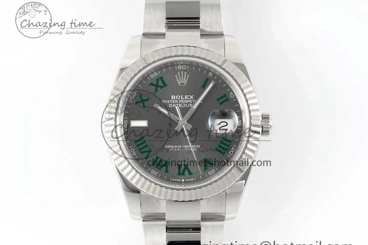 Roman Bracelet Edition Oyster 41 Dial 126334 DateJust Steel Gray Clean on 1:1 VR3235 904L Best 0506